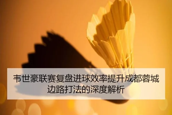 韦世豪联赛复盘进球效率提升成都蓉城边路打法的深度解析